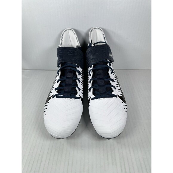Nike Men’s 12 Alpha Menace Pro 2 MID Football Cleats BV3945-102 Navy White - Picture 2 of 8